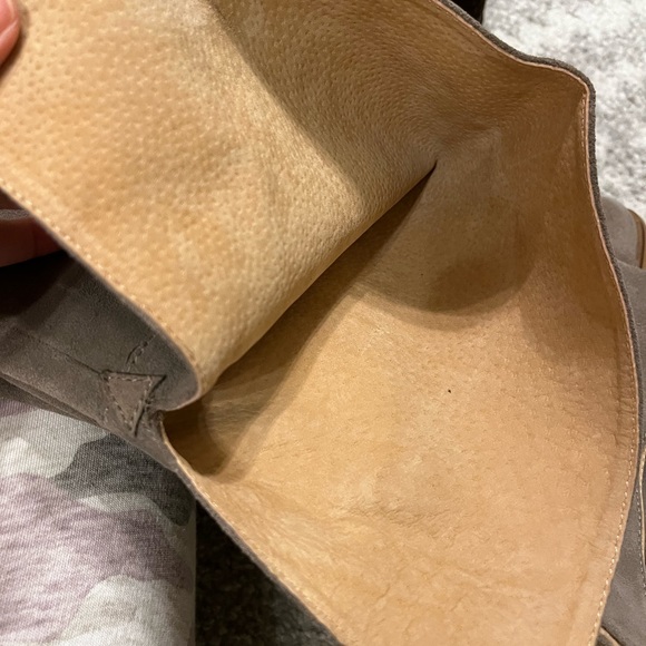 Seychelles Thigh Tall High Suede Leather Boots Block Heels. Size 5. - Picture 3 of 13